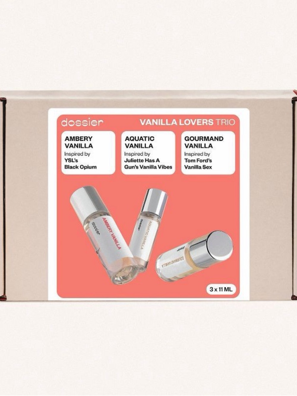 Dossier Vanilla Lovers Trio Perfume